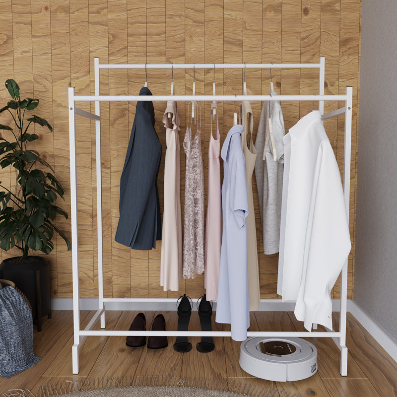 Vitiello 103cm Closet System, White