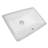 Nantucket Sinks Great Point 13.75'' Vitreous China Rectangular Bathroom Sink with Overflow-9515222