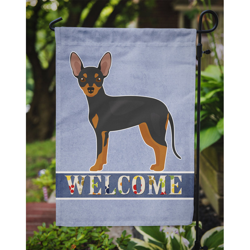 Drapeau impérial Shih Tzu Welcome Garden taille 9EC59815D20042D399EE9FCE8498D299, Ratier de Prague noir