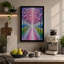 Blossoms Under Glass Romantic - Wrapped Canvas-347290433-347290438