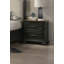1pc Table de chevet 2 tiroirs Traditional