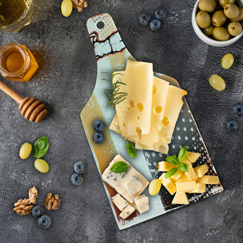 Planche à découper en verre trempé Ambesonne