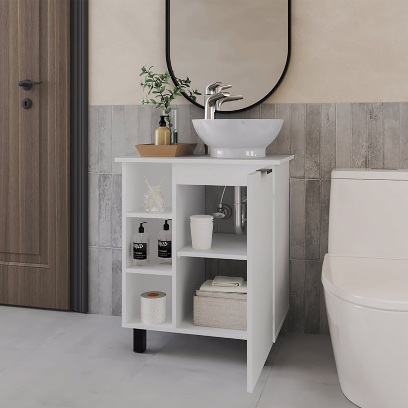 Lavabo de meuble-lavabo, salle de bain, Blanc