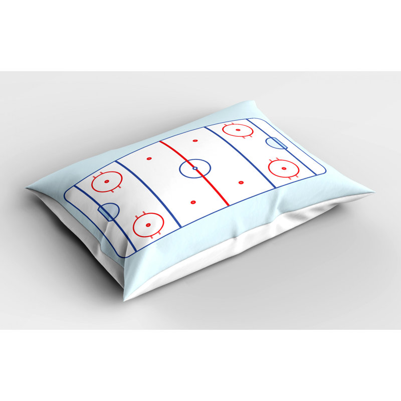 Hockey Polyester Sham Set, Twin