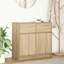 Sideboard With Drawer 80X34x76 Cm Engineered Wood-1128591408