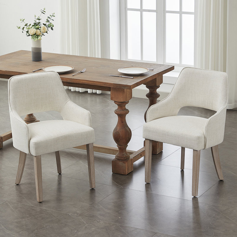 Haziqah 19.5'' H Upholstered Armchair, Beige