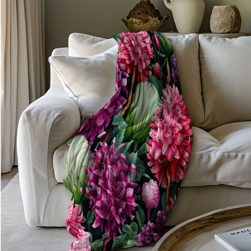 Throw Blanket, 50" W x 60" L