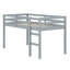 Lit mezzanine en bois avec échelle-1159635197