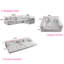 Canapé modulaire rembourré avec coussins-1342472411