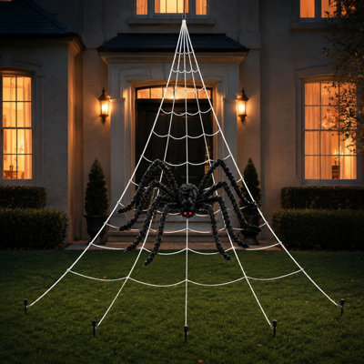 Giant Halloween Spider Web