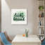 Blessed Clover Quote, Built-In Wooden Frame Wall Art, 16L X 16W