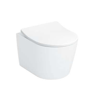 TOTO® RP® Compact Wall-Hung Elongated Toilet Bowl, Cotton White
