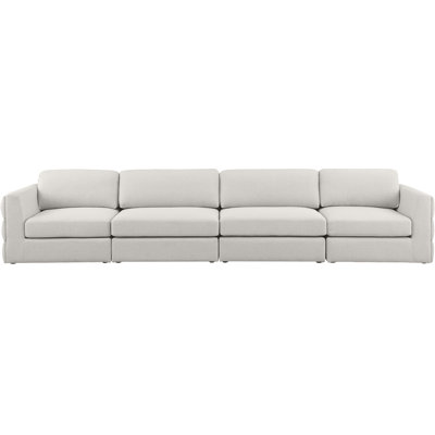 Canapé modulaire à accoudoirs carrés Hurman