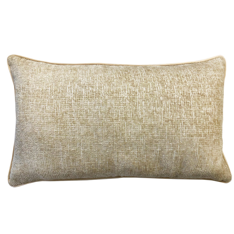 Ewoud Feather Throw Pillow, Cream