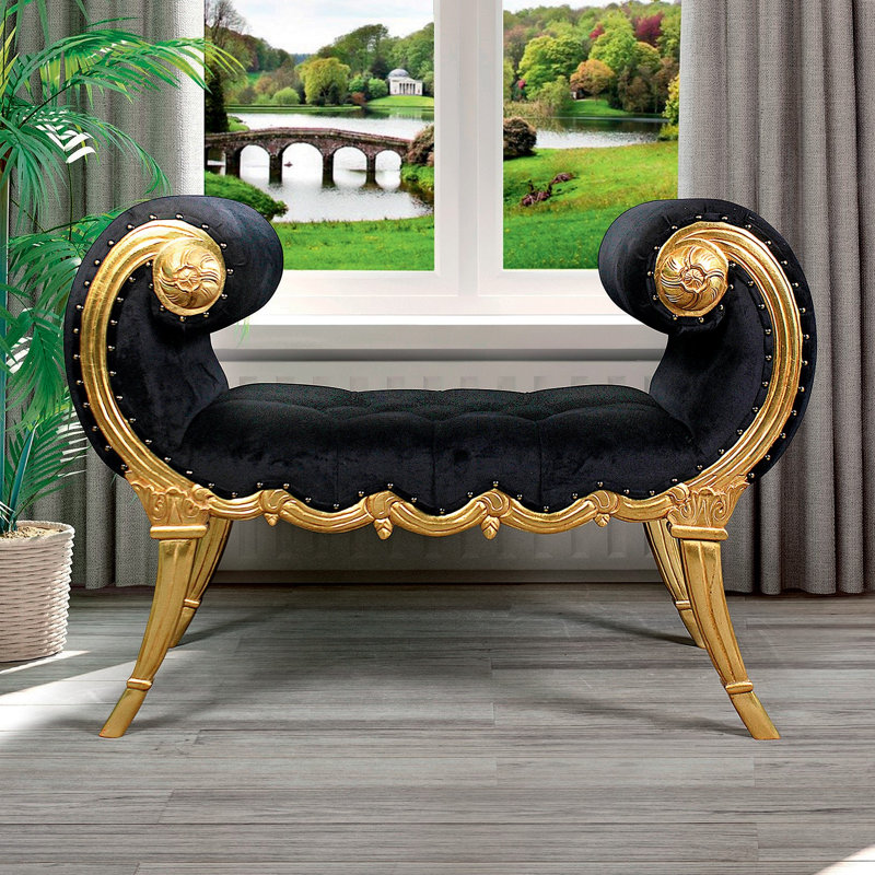 Banc rembourré Mavro Apolline Crescent