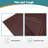 Manual Retractable Patio Door Window Awning Sunshade Shelter Outdoor Canopy