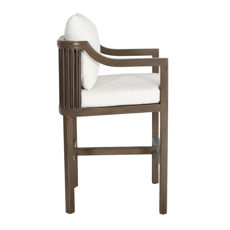 Samara Cushioned Bar Stool, 19"