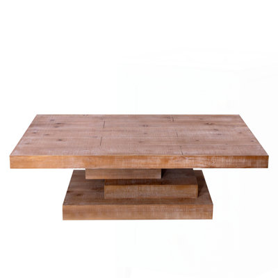 Modern Rustic Wood Coffee Table