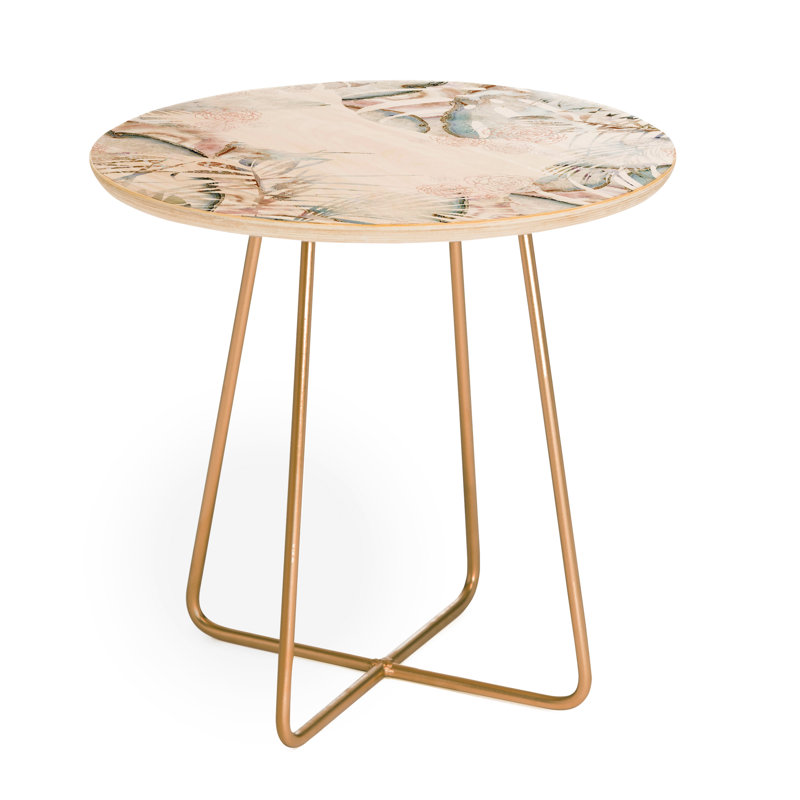 Table de bout ronde Dore Abolina