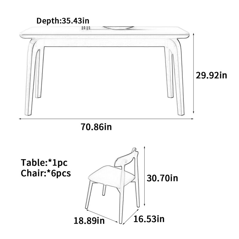 Isabeau, 29.92"H x 70.86"L x 35.43"W