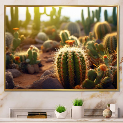 Cactus Perfection Sunrise II - reproduction sur toile