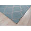 Hand Tufted Wool Area Rug in Blue