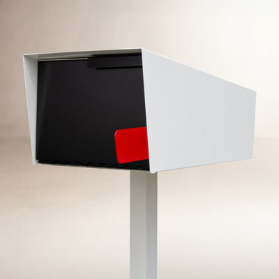 Modern Post Mounted Mailbox