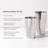 Harrison 2-Piece Shake Tins in Stainless Steel