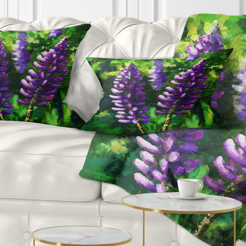 Coussin Lupin, Rectangle, 12 po x 20 po