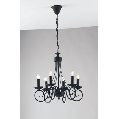 Richardton 6 - Light Candle Style Chandelier
