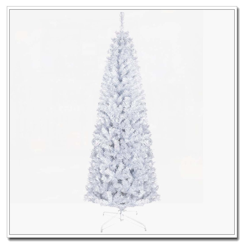Arbre de Noël blanc 6 pi, H 6 pi 