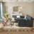 120" Wide 6-Seat Modular Sectional with Storage - Memory Foam & Pocket Spring, Fits 14'x16' Living Rooms
