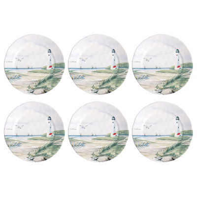 Zolder 8.5'' Melamine Salad Plate , Set of 6