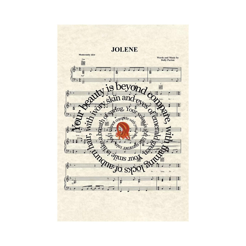 Jolene 1 Piece Wall Art on Canvas, 30.48 cm H x 45.72 cm W, Wrapped Canvas