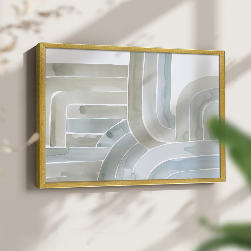 Estuaries II -Framed Print - Restickable