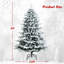 Arbre de Noël enneigé 4,5 pi.-838026507