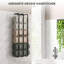 HOMCOM Metal Towel Rack Wall Mounted, 3 Bar Towel Rail for Bathroom, Black