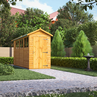 Powersheds 14 x 4ft Timber Tongue & Groove Garden Shed