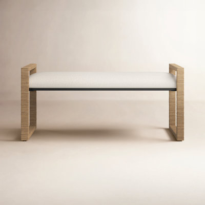 Carlacia 48" Rattan Bench