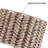 15.67" Brown Boho Table Lamp with Round Sphere Woven Base
