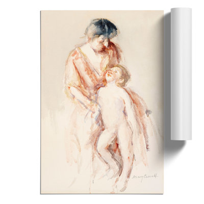 Mother and Child by Mary Cassatt - Frameless Print
