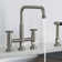 Urbix Bridge Faucet with Side Spray Included