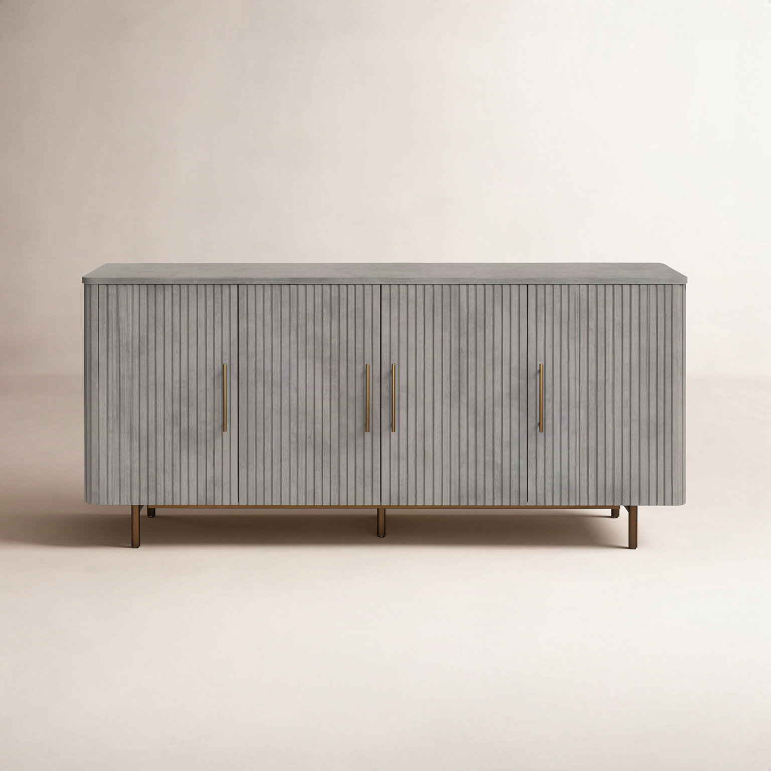 Adona 71 " TV Stand, Gray
