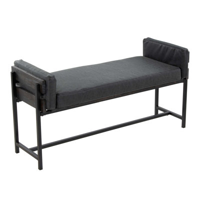 Banc de 18 pouces avec métal