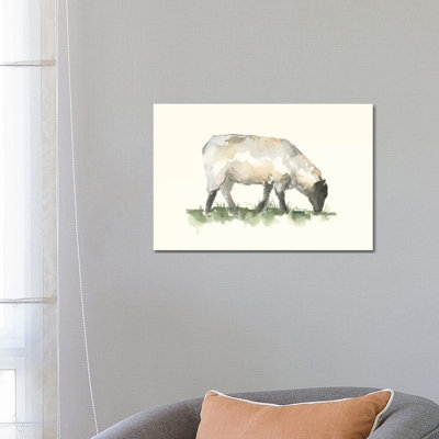 Grazing Farm Animal III by Ethan Harper - Wrapped Canvas Print
