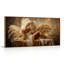 Ensemble de 1 tableau sur toile représentant un ange à plumes-615580231-615580224
