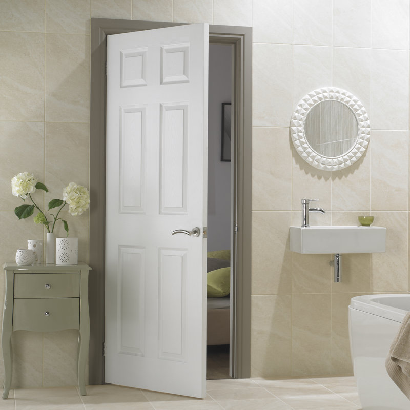 Internal Door Primed, 198.1 cm H x 83.8 cm W x 3.5 cm D