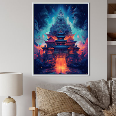 " Magical Buddhist Temple Dreamscape "