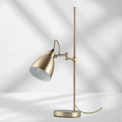 Noir Swing arm Adjustable Work Table Lamp