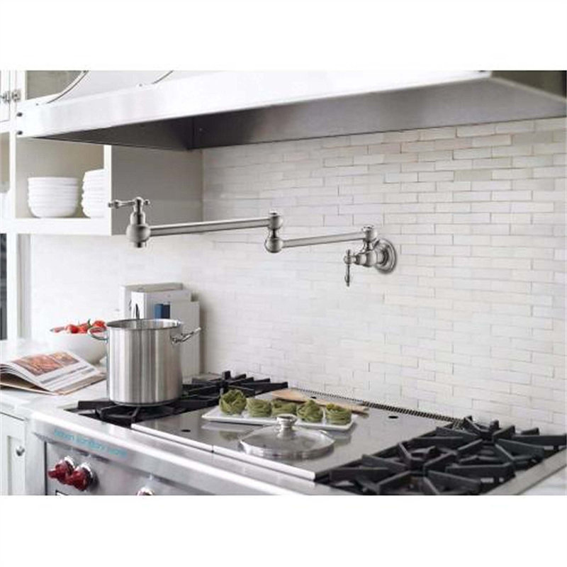 Red Cloud Kitchen Faucet, Dark Silver